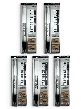 5 Pack Maybelline Tattoo Studio Brow Lift Stick Sculpting Wax Stick - 264 Clear
